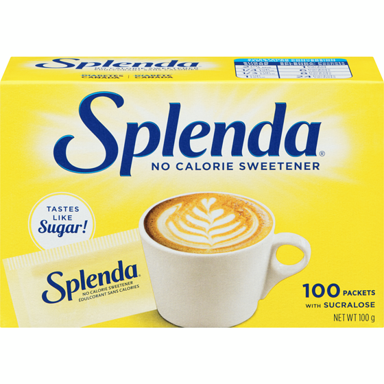 Splenda No Calorie Single-Serve Sweetener Packets 100 g, $8.99/100g