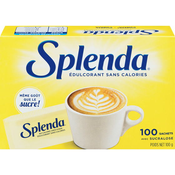 Splenda Sachets d'édulcorant sans Calorie 100 g, 7,99 $/100g