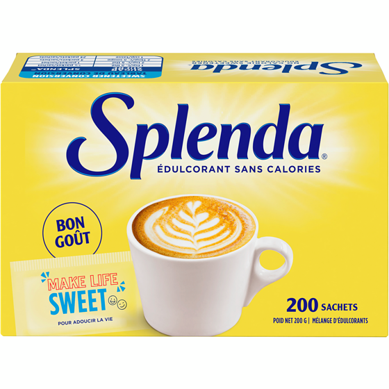 Splenda Sachets d'édulcorant sans Calories 200 g, 6,00 $/100g