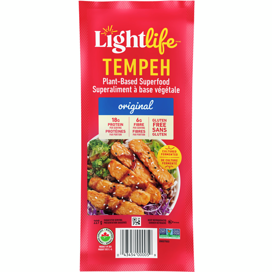 Lightlife Tempeh biologique original à base végétale 227 g, 2,64 $/100g