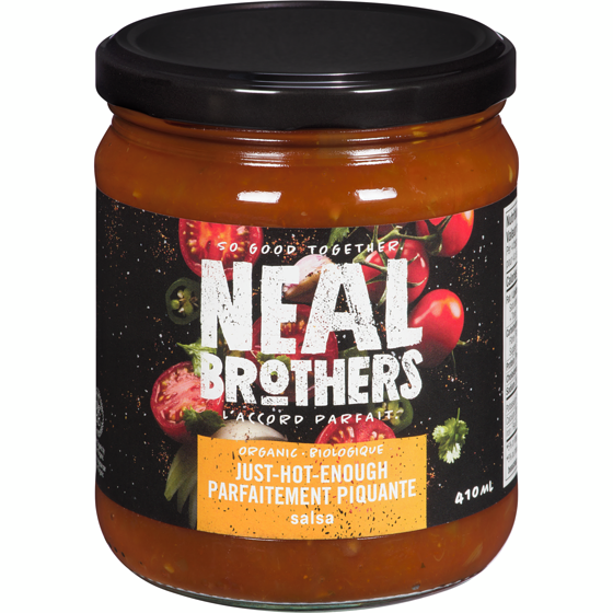 Neal Brothers Foods Organic Salsa, Just-Hot-Enough 410 ml, $1.70/100ml