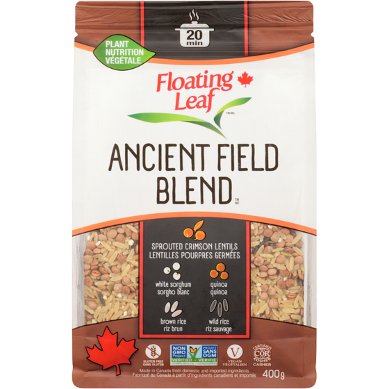 Floating Leaf Wild Rice & Quinoa, Whole Grain & Lentils 400 g, $1.37/100g