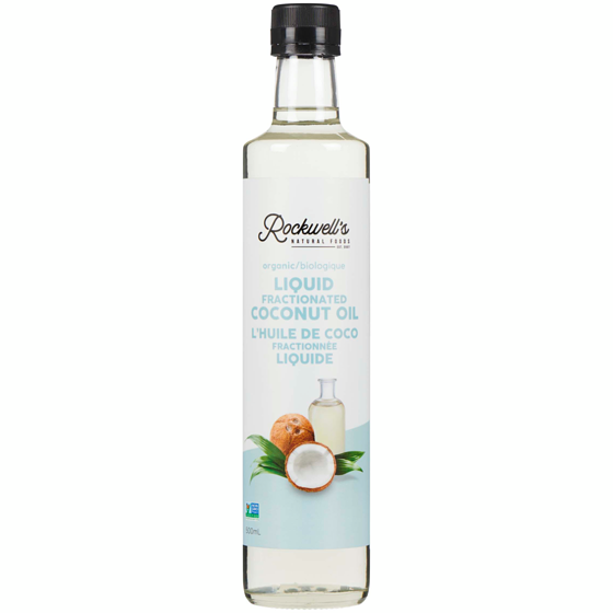 Rockwell’s L'huile de Coco Liquide Biologique 500 ml, 3,80 $/100ml