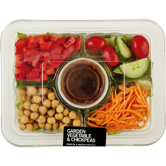 null Garden Vegetable Salad with Chick Peas 231 g, $3.46/100g
