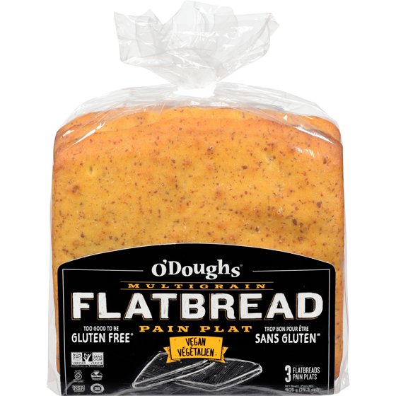 ODoughs Multigrain Flatbread, Plain 405 g, $1.97/100g