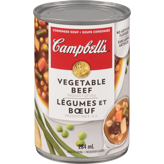 Campbell's Soup, Vegetable and Beef 284 ml, $1.05/100ml