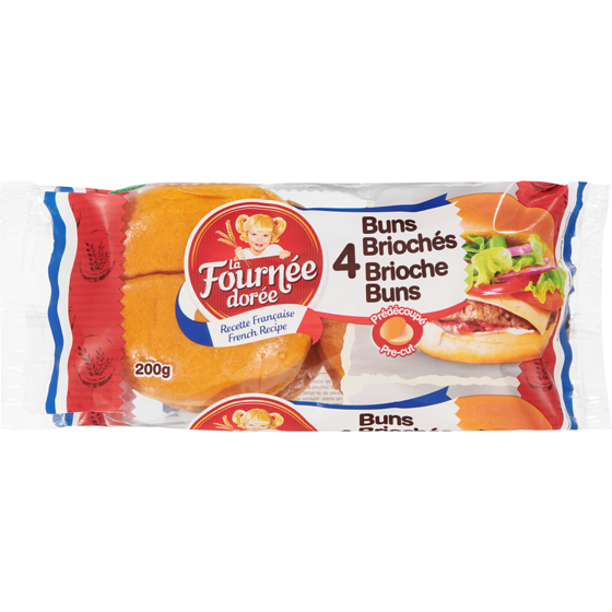 Lanthier Brioche Burger Buns 200 g, $2.75/100g