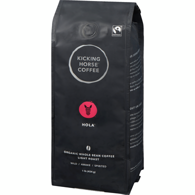 Kicking Horse Organic Fairtrade Light Roast Whole Bean
