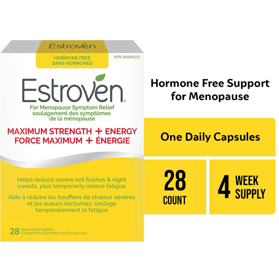 Estroven Max Strength & Energy 28 ea, $1.30/1ea