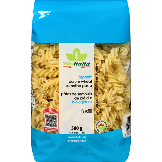 Bioitalia Fusilli 500 g, $0.70/100g