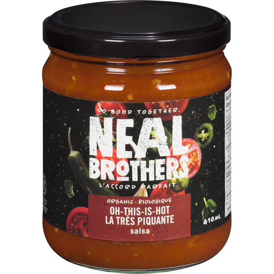 Neal Brothers Foods Organic Salsa, Hot 410 ml, $1.83/100ml