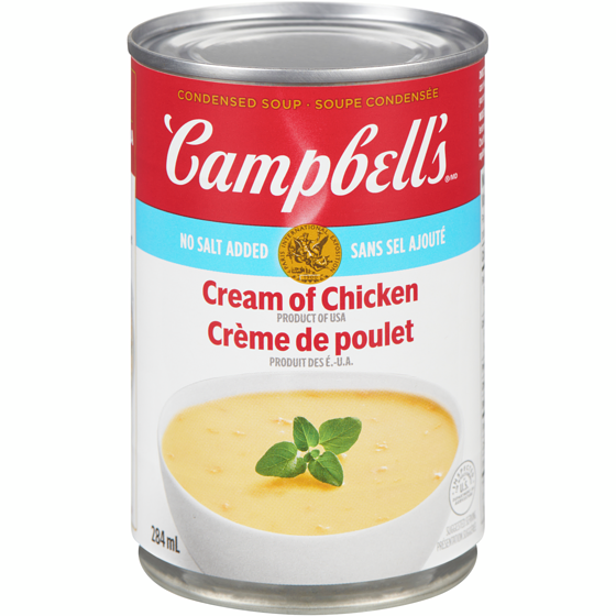 Campbell's Cream of Chicken, No Salt Added 284 ml, $0.53/100ml