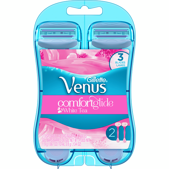 Gillette Rasoirs jetables pour femmes GlisseConfort, 2 unités 2 ea, 5,75 $/1ch