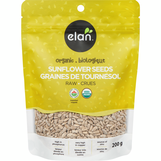 Elan Graines de tournesol biologiques Elan 175 g, 1,38 $/100g