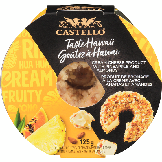 Castello Cream Cheese Spread, Pineapple 125 g, $6.39/100g
