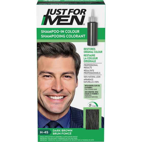 Just For Men Men's Hair Colour Dark Brown H45 1 ea, $13.99/1ea