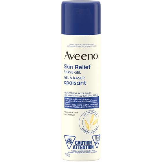 Aveeno Gel de rasage Skin Relief 198 g, 4,54 $/100g