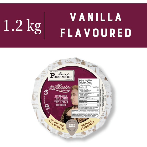 Alexis Portneuf Lady Laurier d'Arthabaska Triple Cream Brie Cheese $5.19/100g $23.55/1lb