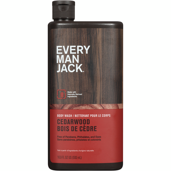 Every Man Jack Body Wash, Cedarwood 500 ml, $2.20/100ml
