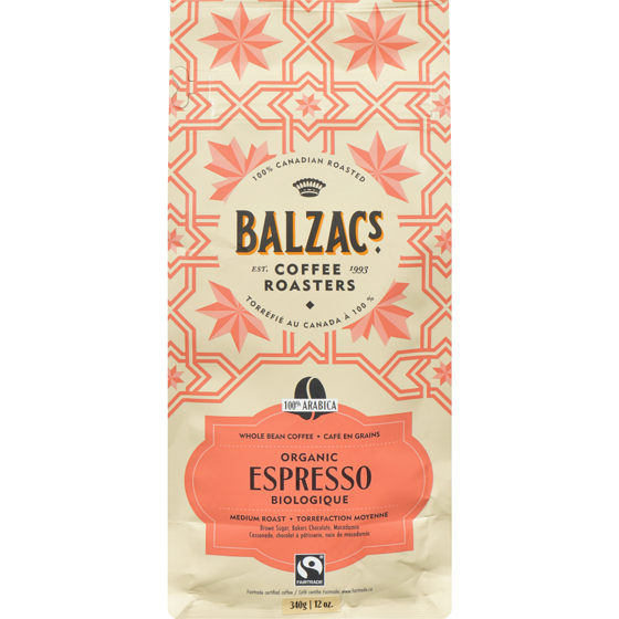 Balzac's Espresso Whole Bean Coffee 340 g, $5.29/100g