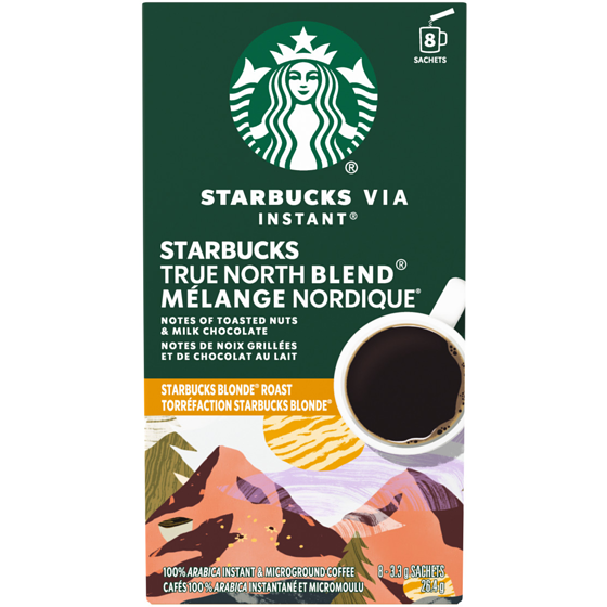 Starbucks Via Instant Mélange Nordique 8 ea, 1,37 $/1ch
