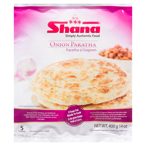 Shana Onion Paratha 400 g, $0.57/100g