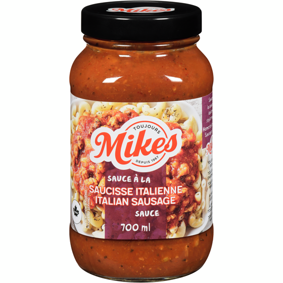 Mikes Italian Sausage 700 ml, $1.00/100ml