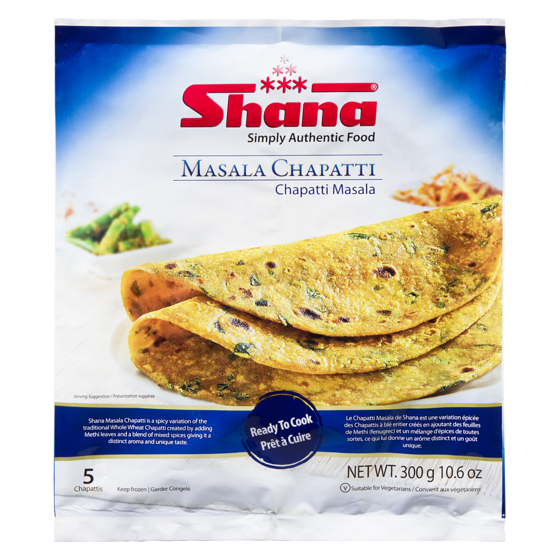 Shana Masala Chapatti 400 g, $0.70/100g