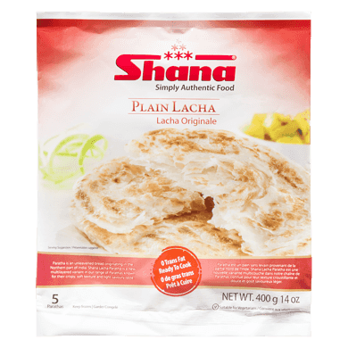 Shana Lacha paratha nature 400 g, 0,57 $/100g