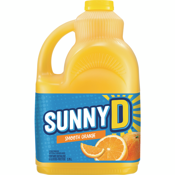 Sunny Delight Smooth, Club Pack 3.78 l, $0.15/100ml