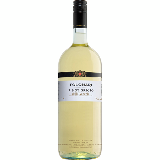 Folonari Vin blanc pinot grigio, Italie (Pièce d’identité requise au moment du ramassage) 1500 ml, 2,04 $/100ml