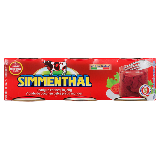 Mastro Simmenthal Ready to Eat Beef in Jelly 3x90.0 g, $3.70/100g