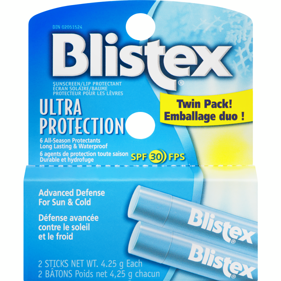 Blistex Sun & Cold Defense, Ultra Protection Twin Pack 8.5 g, $88.12/100g