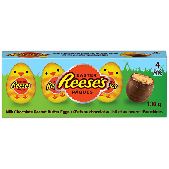 Reese's 3D Peanut Butter Egg Multi-Pack 136 g, $4.41/100g