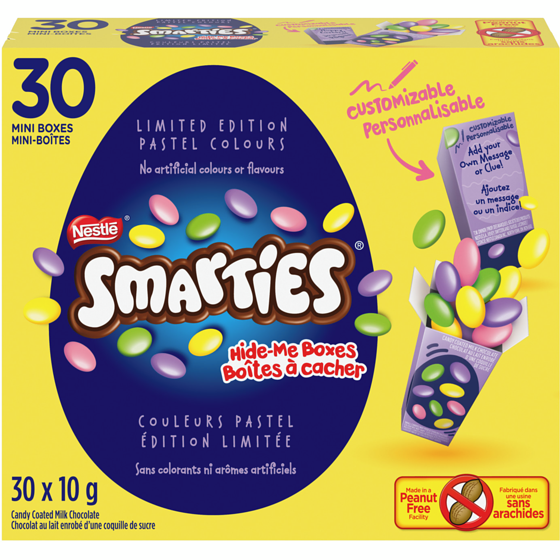 Nestlé Smarties Hide Me Boxes, For Easter Baskets 300 g, $3.33/100g