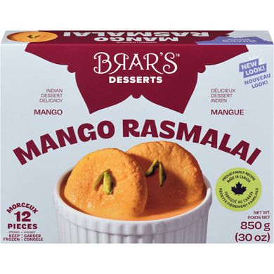 Gajar Halva Rasmalai Mangue 12 Morceux 850 g, 1,06 $/100g