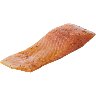 null Fresh Atlantic Salmon Fillets, Skin On, Marinated, Packaged $39.66/1kg $17.99/1lb