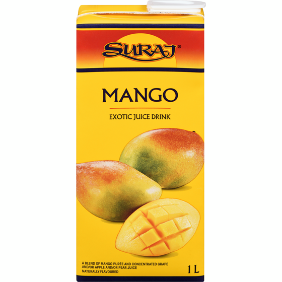 Suraj Mango Exotic Juice Drink 1 l, $0.23/100ml