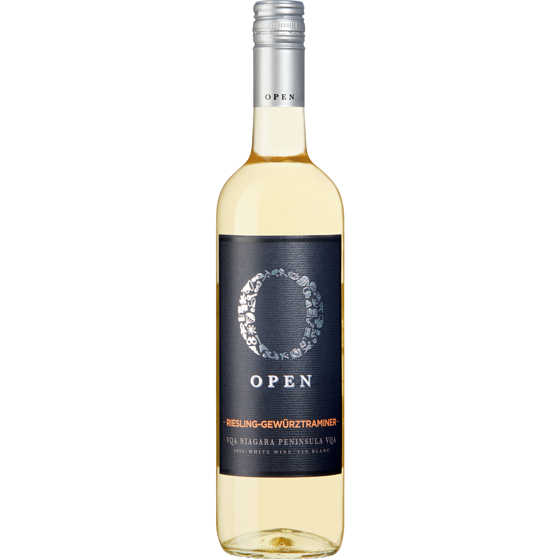 OPEN Riesling gewurztraminer (Pièce d’identité requise au moment du ramassage) 750 ml, 1,98 $/100ml