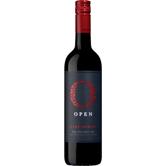 OPEN Cabernet merlot (Pièce d’identité requise au moment du ramassage) 750 ml, 1,92 $/100ml