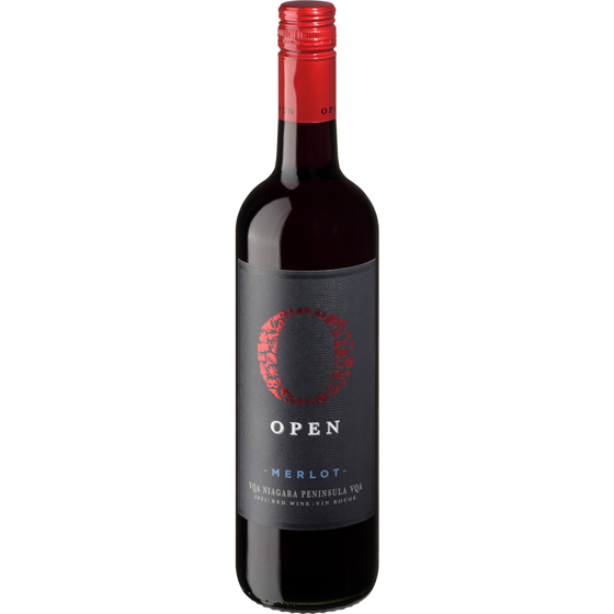 OPEN Merlot (Pièce d’identité requise au moment du ramassage) 750 ml, 1,92 $/100ml