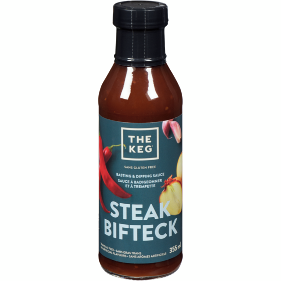 The Keg Steak Sauce      355 ml, $1.41/100ml