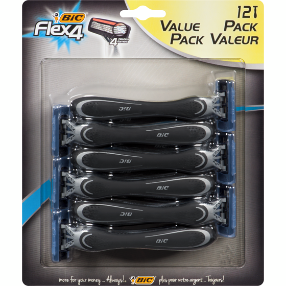 Bic Flex 4 Hybrid Flex 4 Disposable Razor, Men 12 ea, $1.79/1ea