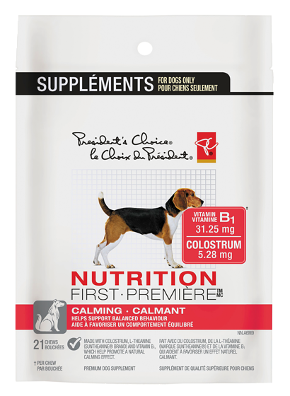 PC Nutrition First Calming Chews Premium Dog Supplement