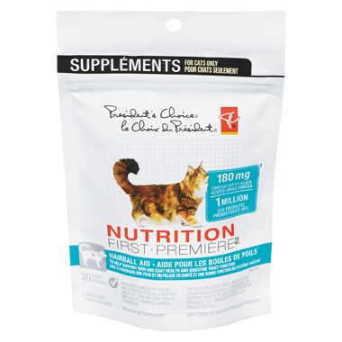 Bouchées Pour Chats Supplément De Qualité Supérieure Aide Pour Les Boules De Poils Nutrition PremièrePC