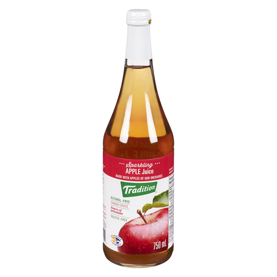 Tradition Sparkling Apple Juice 750 ml, $0.64/100ml