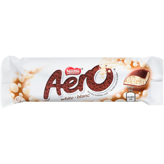 Nestlé Aero White Chocolate Bar 42 g, $5.21/100g