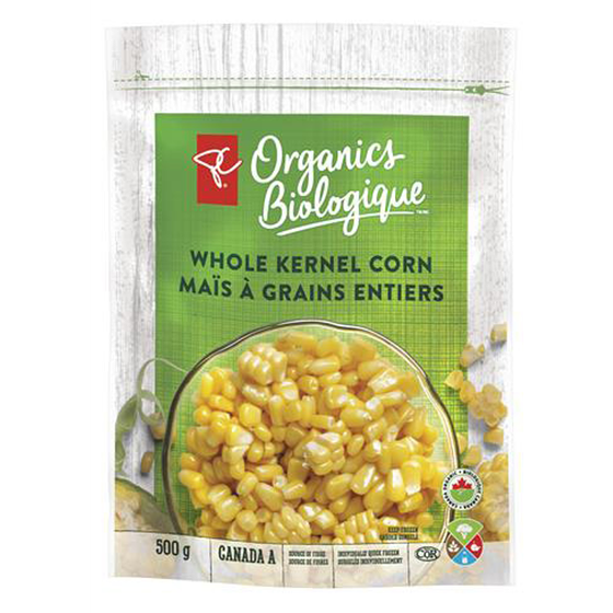 PC Biologique Maïs À Grains Entiers 500 g, 1,00 $/100g