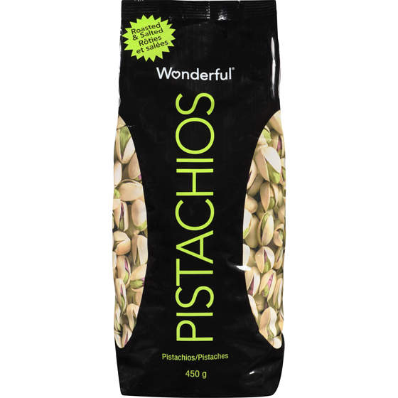 Wonderful Pistachios, Roasted Salted 450 g, $2.44/100g