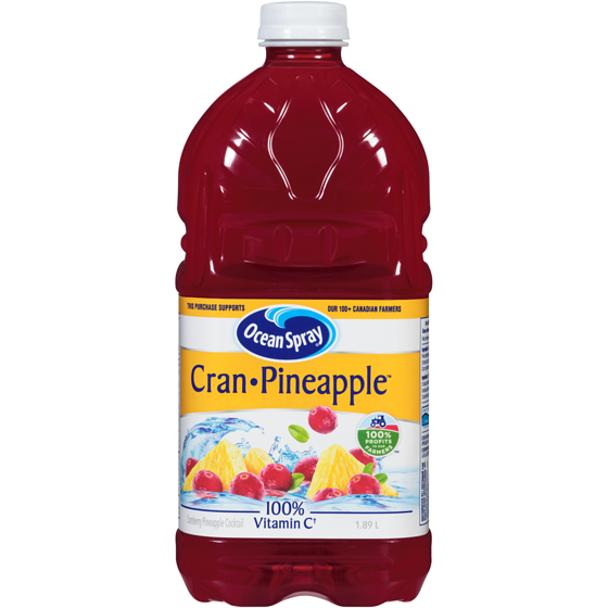 Ocean Spray Cranberry Pineapple Cocktail 1.89 l, $0.26/100ml